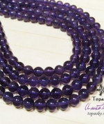 天然巴西紫水晶圓珠