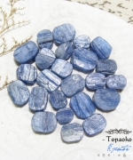 天然藍晶石原礦圓角方片珠