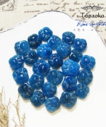 天然A級斯里蘭卡藍磷灰石貓爪肉球珠