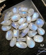 天然斯里蘭卡強光高透體藍月光石裸石