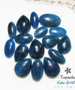 天然A級斯里蘭卡透體星光藍磷灰石裸石